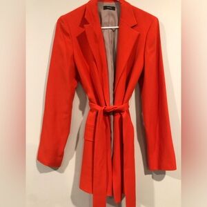 Theory Crepe Belted Blazer